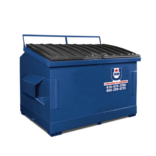 6 Yard Slanted Front-End Dumpster