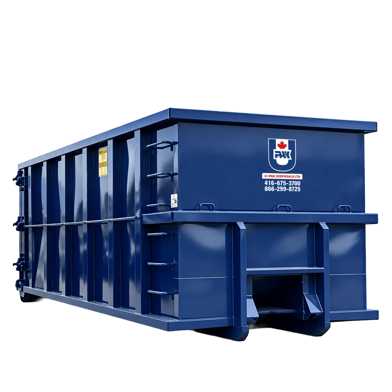 Roll-off container system.