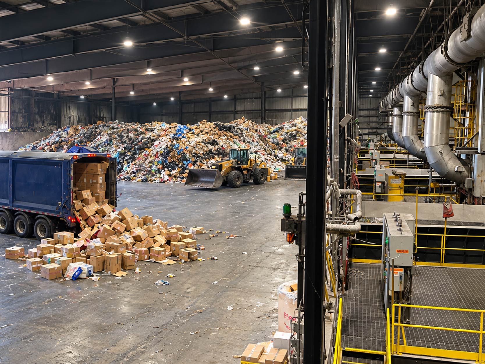 U-Pak recycling centre. U-Pak provides optimized commercial waste management solutions to businesses in the GTA.